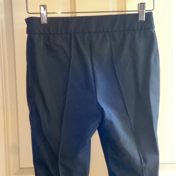 LAFAYETTE 148 NEW YORK ESSENTIAL Gramercy Black Stretch Pintuck Pant {$598} Sz 0 - Picture 6 of 9
